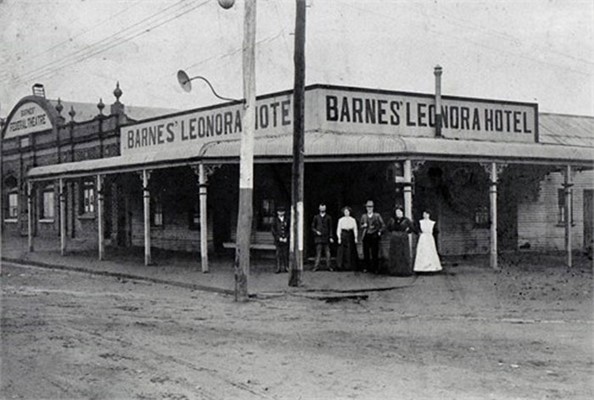Barnes Leonora Hotel - Phillip Barnes sold out to his brother