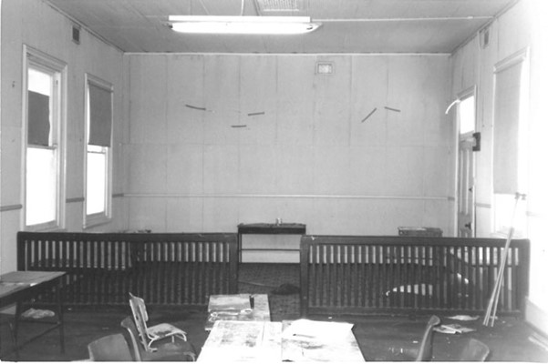 Warden's Court and Mining - The Leonora Court House interior c1978.