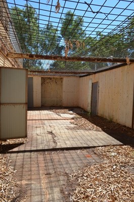Police Precinct - Exercise yard for the male inmates.