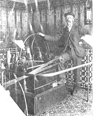 Arthur H Court installed a steam engine and electric generator to supply the hotel with electricity in 1908.