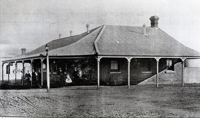 Leonora Post & Telegraph Office in 1905.