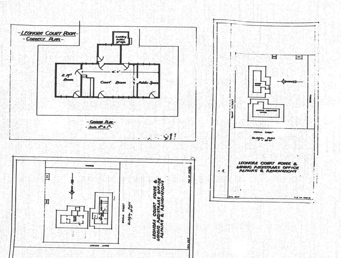 Image Gallery - Floor plan in 1911 showing repairs and renovations to