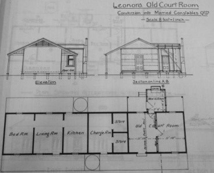 Image Gallery - The floorplan of the conversions of the court room into