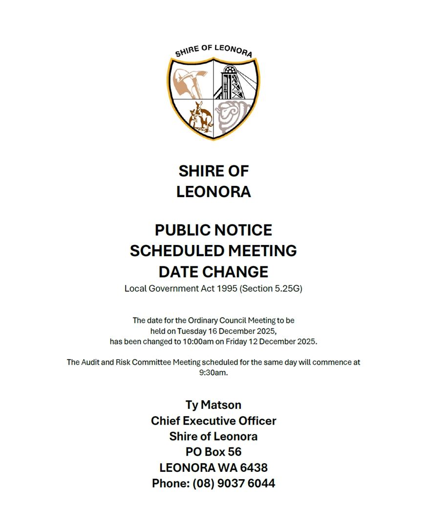 Image Public Notice Scheduled Meeting date and Time Change December 2025doc